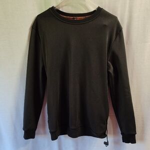 Women's Black Heated Crewneck Sweatshirt - Battery Pack Not Included